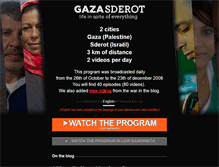 Tablet Screenshot of gaza-sderot.arte.tv